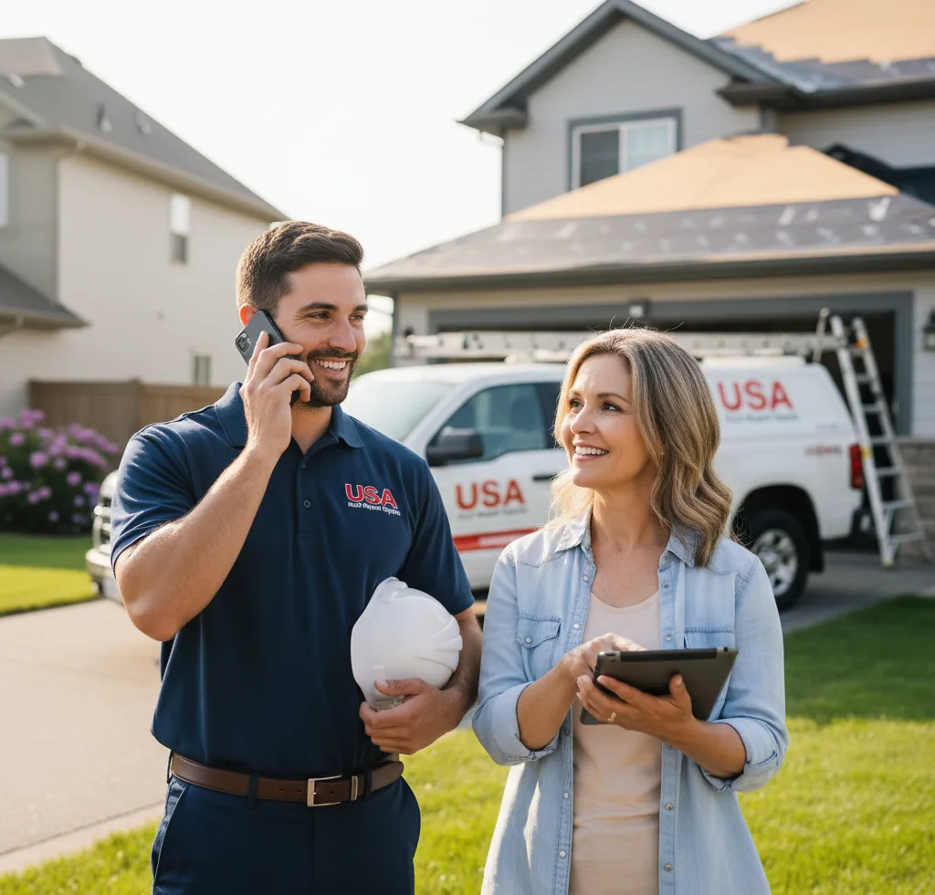 USA Roof Repair Experts customer support in Lewistown
